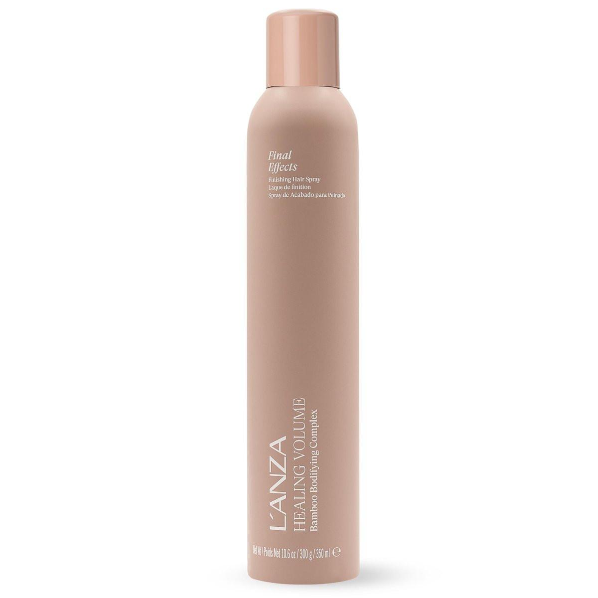 L'ANZA Healing Volume Final Effects Haarspray für feines Haar – Firm Hold, langanhaltendes Volumen, feuchtigkeitsresistent, Anti-Frizz, Hitzeschutz, farbsicher, sulfatfrei (300 ml)