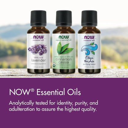 NOW Foods Bio-Öl, Nelkenöl, ausgleichender Aromatherapie-Duft, dampfdestilliert, 100 % rein, vegan, kindersicherer Verschluss, 30 ml