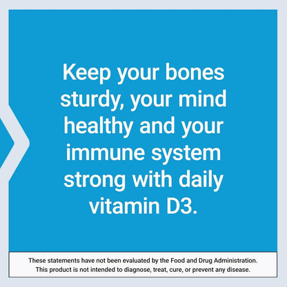 Life Extension Vitamin D3 125 mcg (5000 IE) – Knochengesundheit, Gehirnleistung, Immunsystem, glutenfrei, nicht-GVO, einmal täglich, Zweimonatsvorrat, 60 Softgels