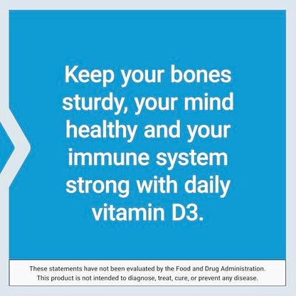Life Extension Vitamin D3 125 mcg (5000 IE) – Knochengesundheit, Gehirnleistung, Immunsystem, glutenfrei, nicht-GVO, einmal täglich, Zweimonatsvorrat, 60 Softgels