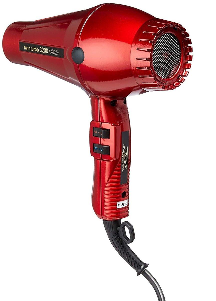 Turbo Power Twin Turbo 3200 RED – Professioneller Haartrockner (Rot, 1 Stück)