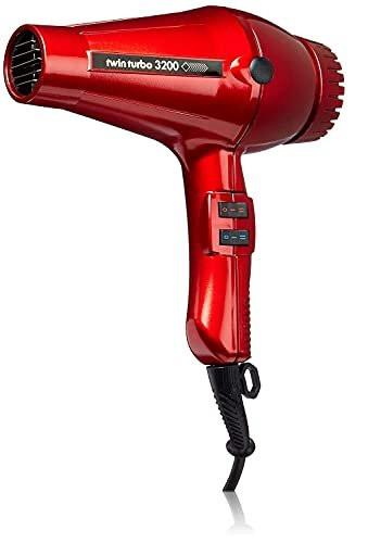 Turbo Power Twin Turbo 3200 RED – Professioneller Haartrockner (Rot, 1 Stück)