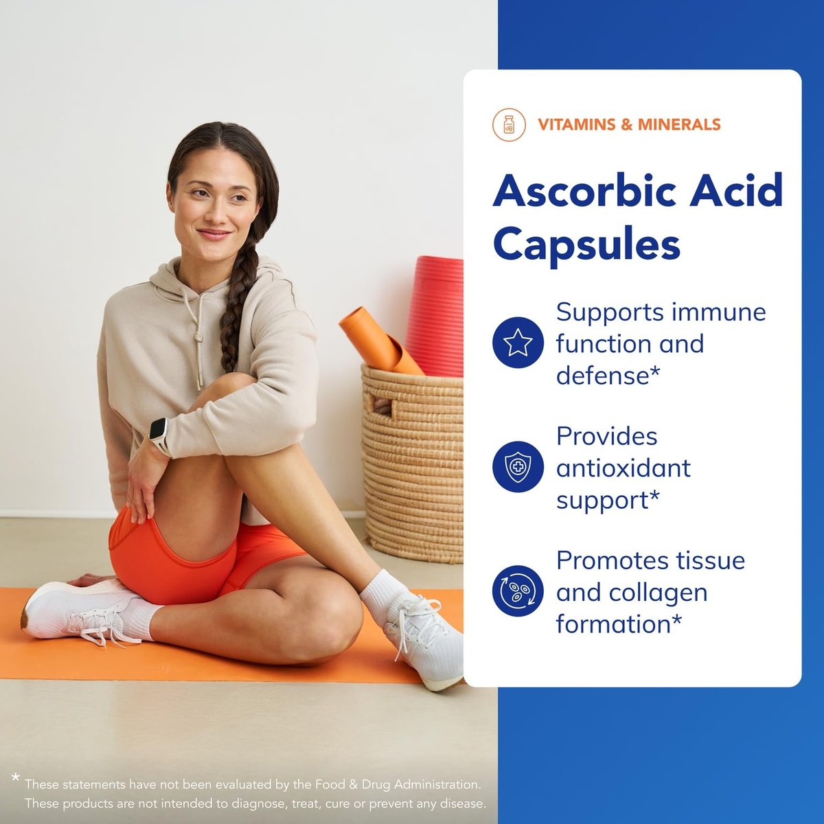 Pure Encapsulations Ascorbic Acid Kapseln - 1.000 mg Vitamin C - Antioxidans & Immununterstützung - Hochdosiertes Vitamin C - Vegan & Non-GMO - 90 Kapseln
