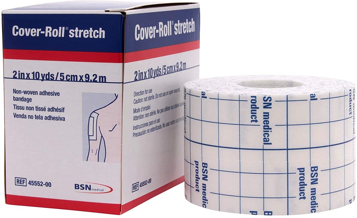 Cover-Roll Stretch Vlies-Kompressionsbandage 5 cm x 9,1 m – 1 Stück