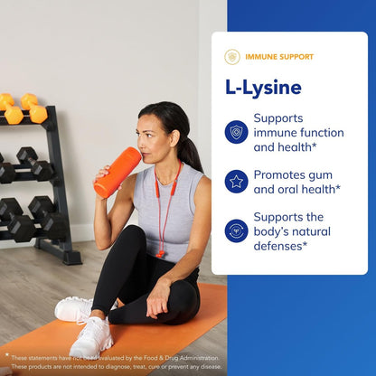 Pure Encapsulations L-Lysin – Essentielles Aminosäurepräparat für Immununterstützung & Lippen- und Zahnfleischgesundheit* – mit L-Lysin HCl – 90 Kapseln