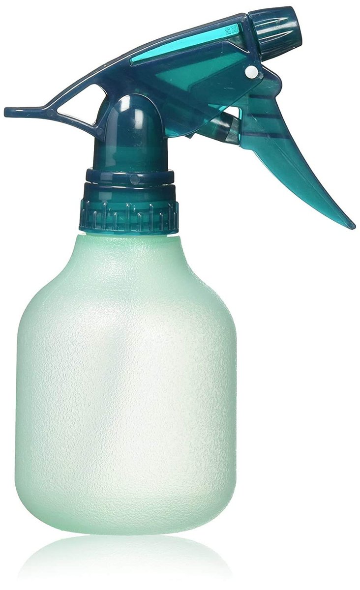 Rayson Leere Sprühflasche nachfüllbar, Feinsprühnebel, Auslösespritze für Haarstyling, Pflanzenbewässerung, Haustierpflege (1 Pack, Grün, 240 ml)