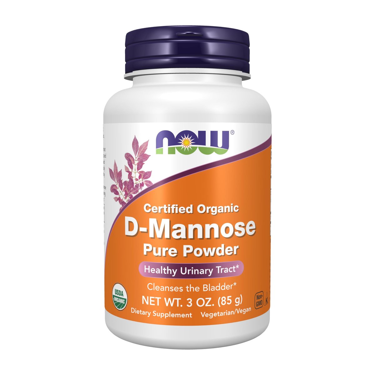 NOW Foods D-Mannose Pulver – Unterstützung für die Harnwegsgesundheit*, 85 g (3 oz), Non-GMO