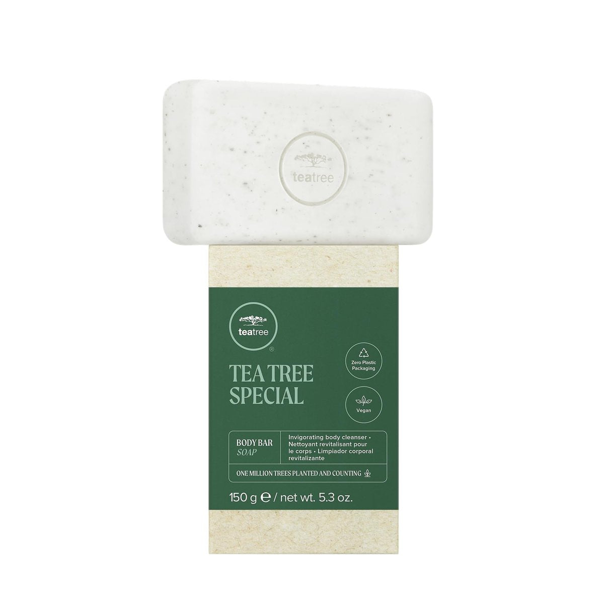 Tea Tree Body Bar Seife – Tiefenreinigung & Peeling für alle Hauttypen