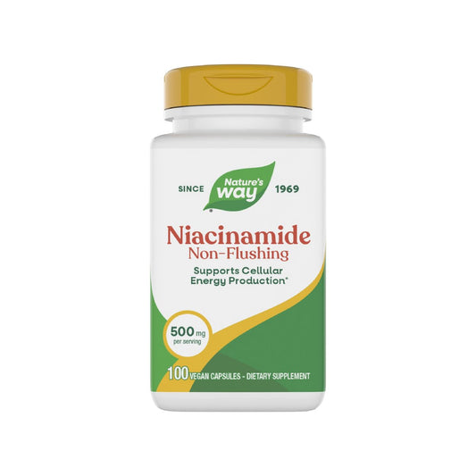 Nature's Way Niacinamid – Unterstützt die Zellenergie*, 500 mg pro Portion, 100 Kapseln