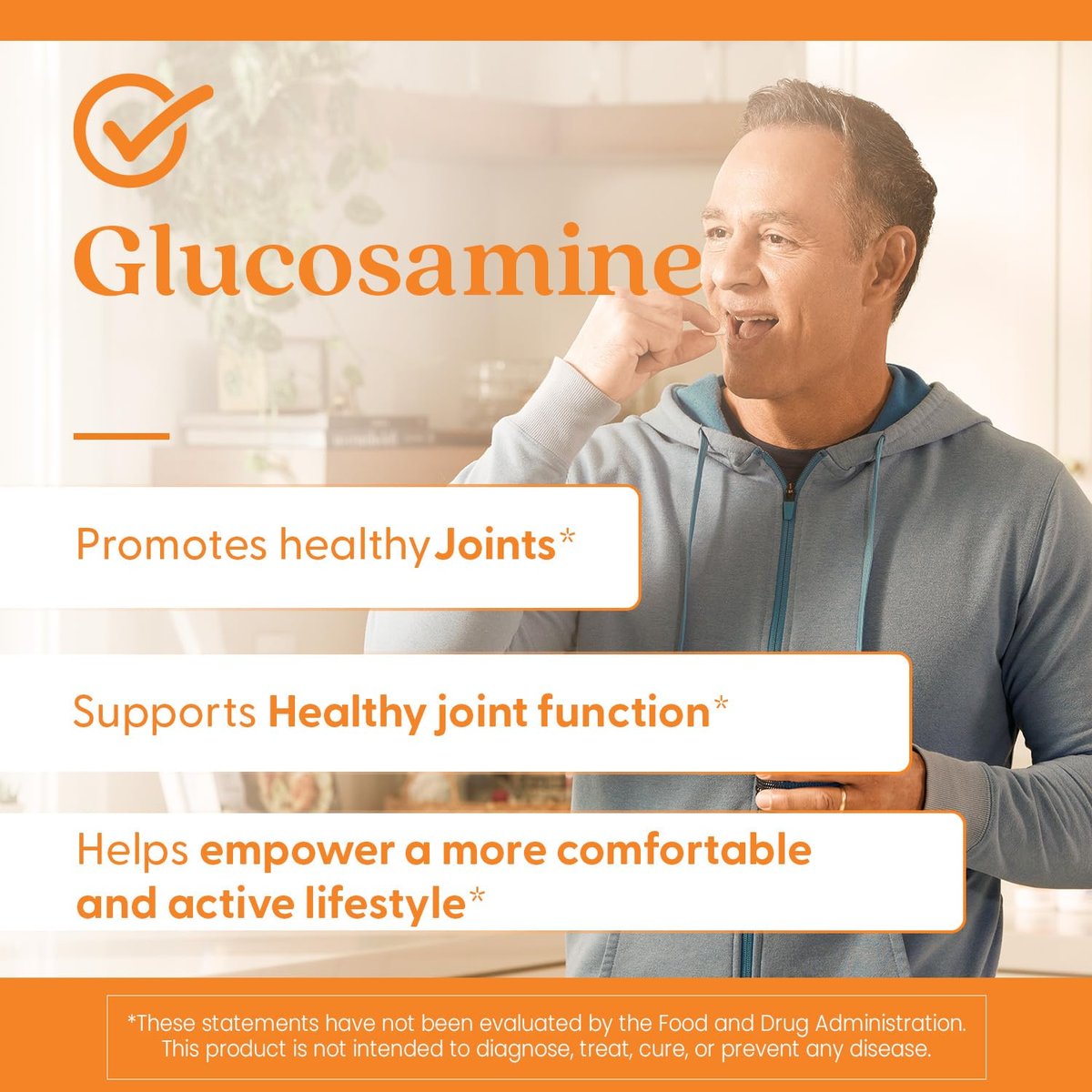Doctor's Best Glucosamin für Männer & Frauen – 1500 mg pro 2 Kapseln, Gelenkunterstützung für Erwachsene, Glutenfrei, Non-GMO, Sojafrei – 180 Kapseln