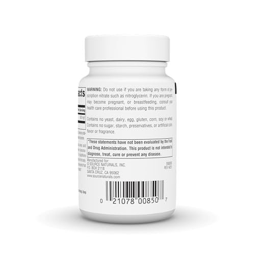 Source Naturals N-Acetyl Cystein 600 mg – Antioxidans zur Unterstützung der Atemwege, 60 Tabletten