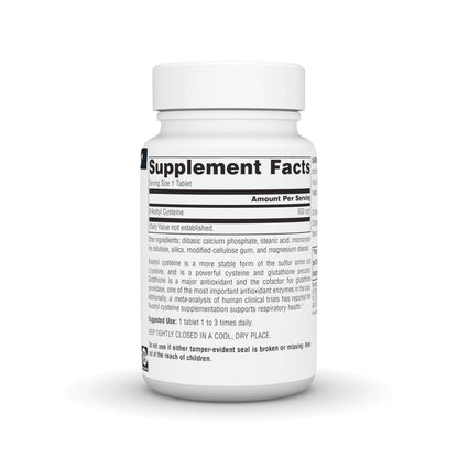 Source Naturals N-Acetyl Cystein 600 mg – Antioxidans zur Unterstützung der Atemwege, 60 Tabletten