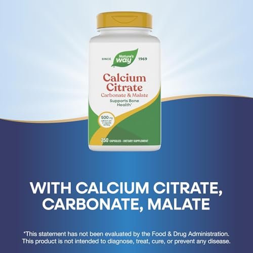 Nature's Way Calciumcitrat-Komplex, 500 mg pro Portion, 250 Kapseln