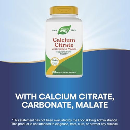 Nature's Way Calciumcitrat-Komplex, 500 mg pro Portion, 250 Kapseln