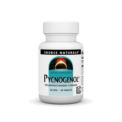 Source Naturals Pycnogenol 50 mg Proanthocyanidin-Komplex – 30 Tabletten
