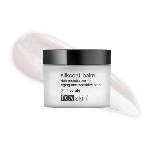 PCA SKIN Silkcoat Feuchtigkeitscreme für das Gesicht, Anti-Aging Gesichtsfeuchtigkeitscreme für trockene Haut, Tag und Nacht anwendbar, 50 ml Glas