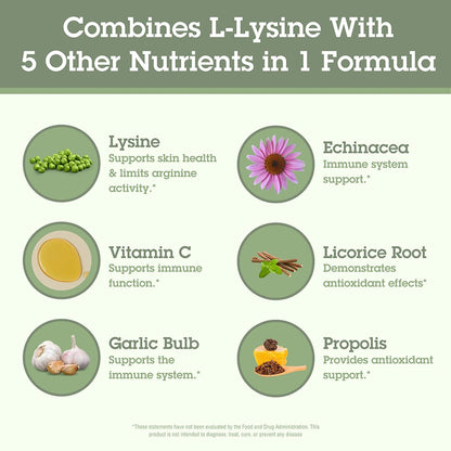 Quantum Health Super Lysine+ – Fortgeschrittene Lysin-Formel mit Vitamin C, Echinacea, Süßholz, Propolis und Knoblauch (90 Tabletten)