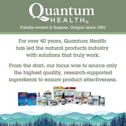 Quantum Health Super Lysine+ – Fortgeschrittene Lysin-Formel mit Vitamin C, Echinacea, Süßholz, Propolis und Knoblauch (90 Tabletten)