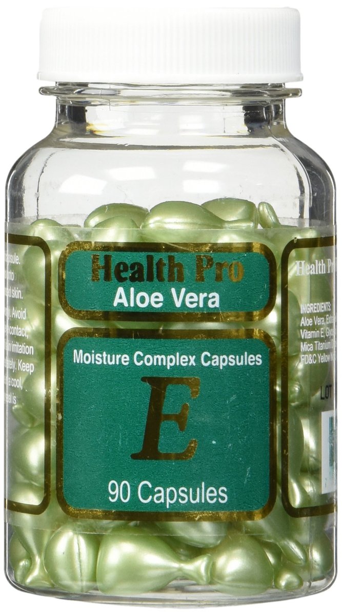 Aloe Vera & Vitamin E Hautöl, 90 grüne Kapseln – Feuchtigkeitsspender & Nährstoffversorgung