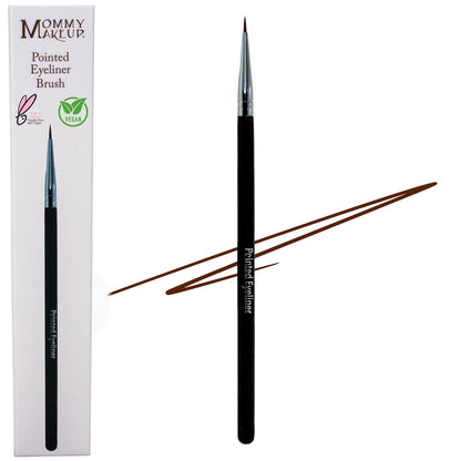 Präziser Eyeliner-Pinsel mit ultrafeinen synthetischen Borsten – Vegan & tierversuchsfrei von Mommy Makeup