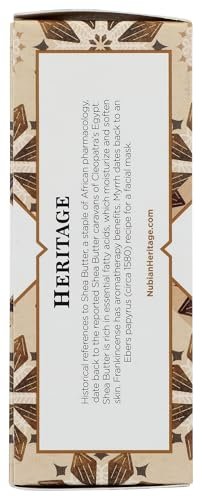 Nubian Heritage Rohshea Seife mit Sheabutter, 142 g – Natürliche Feuchtigkeitspflege für trockene Haut
