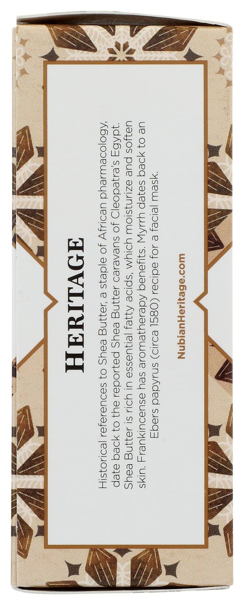 Nubian Heritage Rohshea Seife mit Sheabutter, 142 g – Natürliche Feuchtigkeitspflege für trockene Haut
