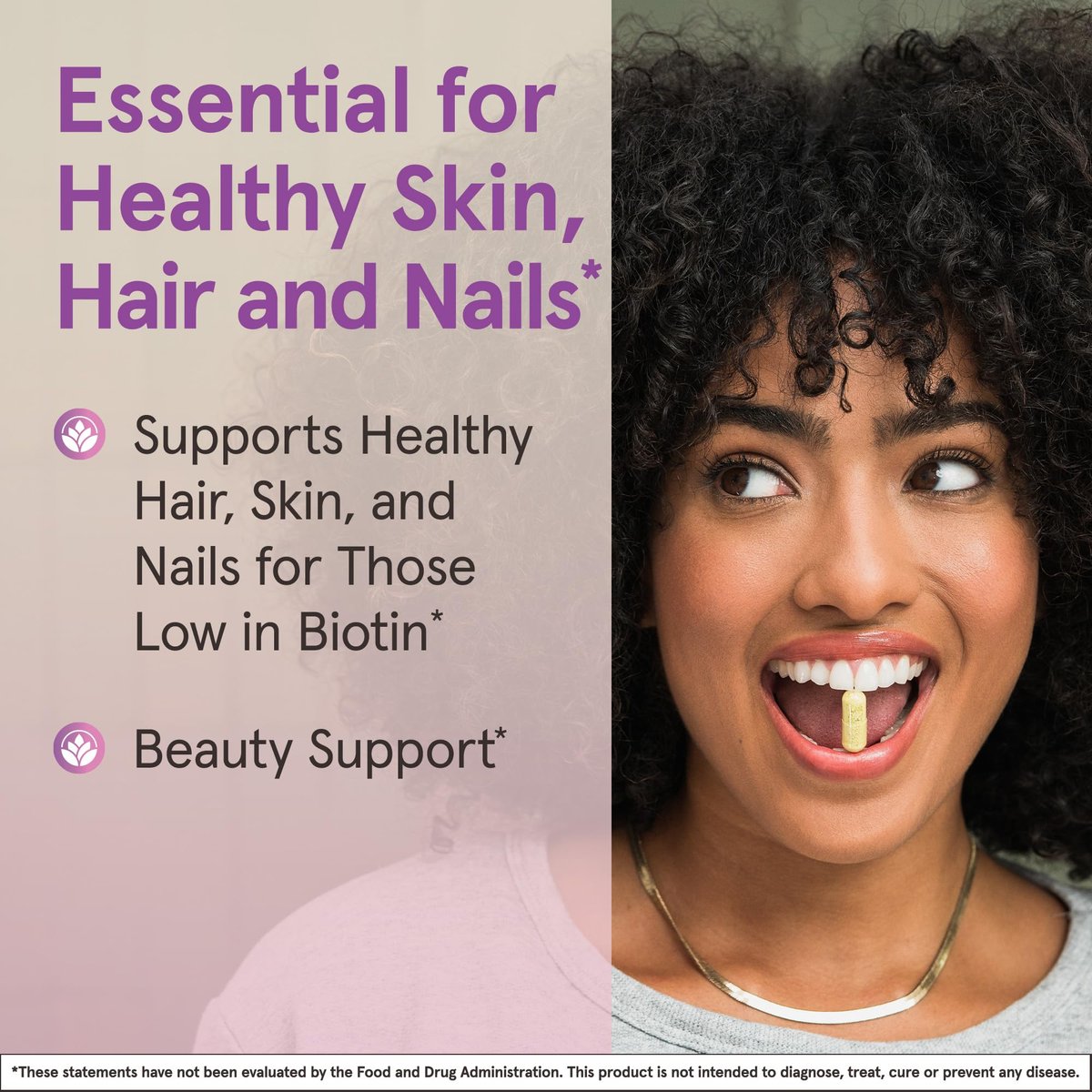 Jarrow Formulas Biotin Ultra Strength 5000 mcg – 100 Kapseln, Nahrungsergänzungsmittel für Haare, Haut und Nägel