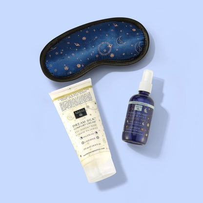 Earth Therapeutics Dream Zone Schlafmaske – Bequem & Vielseitig – Weiche & Plüschige Polsterung für Erholsamen Schlaf – Verstellbares Elastikband