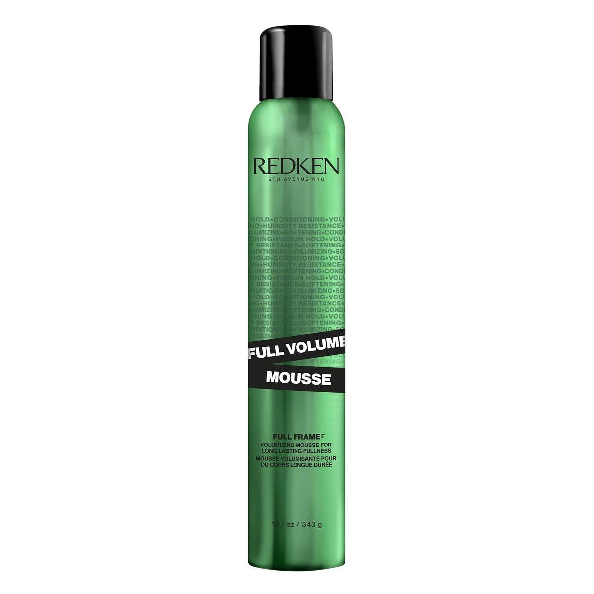 Redken Full Volume Haarmousse – Volumen & Fülle, feuchtigkeitsspendender Hitzeschutz-Stylingschaum für alle Haartypen, 358 ml