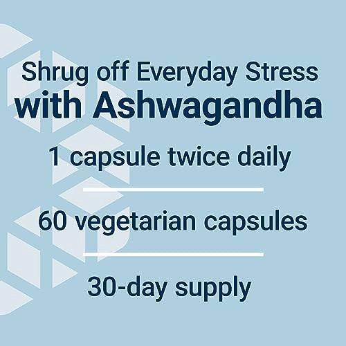 Life Extension Optimiertes Ashwagandha – Stressmanagement, gesunde Stressantwort, Fokus, Gedächtnis, vegetarisch, glutenfrei, nicht-GVO, 60 Kapseln