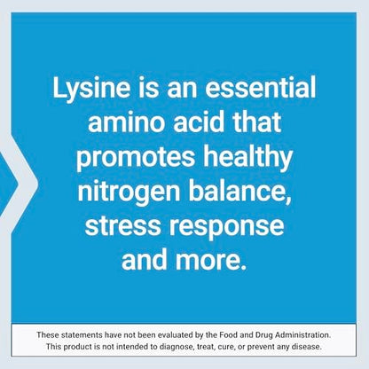 Life Extension L-Lysin, 620 mg, essentielle Aminosäure für gesunden Stickstoffhaushalt, Kalziumstoffwechsel, Stressreaktion & mehr, glutenfrei, nicht-GVO, vegetarisch, 100 Kapseln