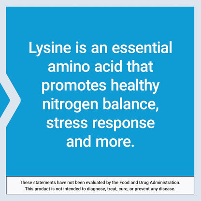 Life Extension L-Lysin, 620 mg, essentielle Aminosäure für gesunden Stickstoffhaushalt, Kalziumstoffwechsel, Stressreaktion & mehr, glutenfrei, nicht-GVO, vegetarisch, 100 Kapseln