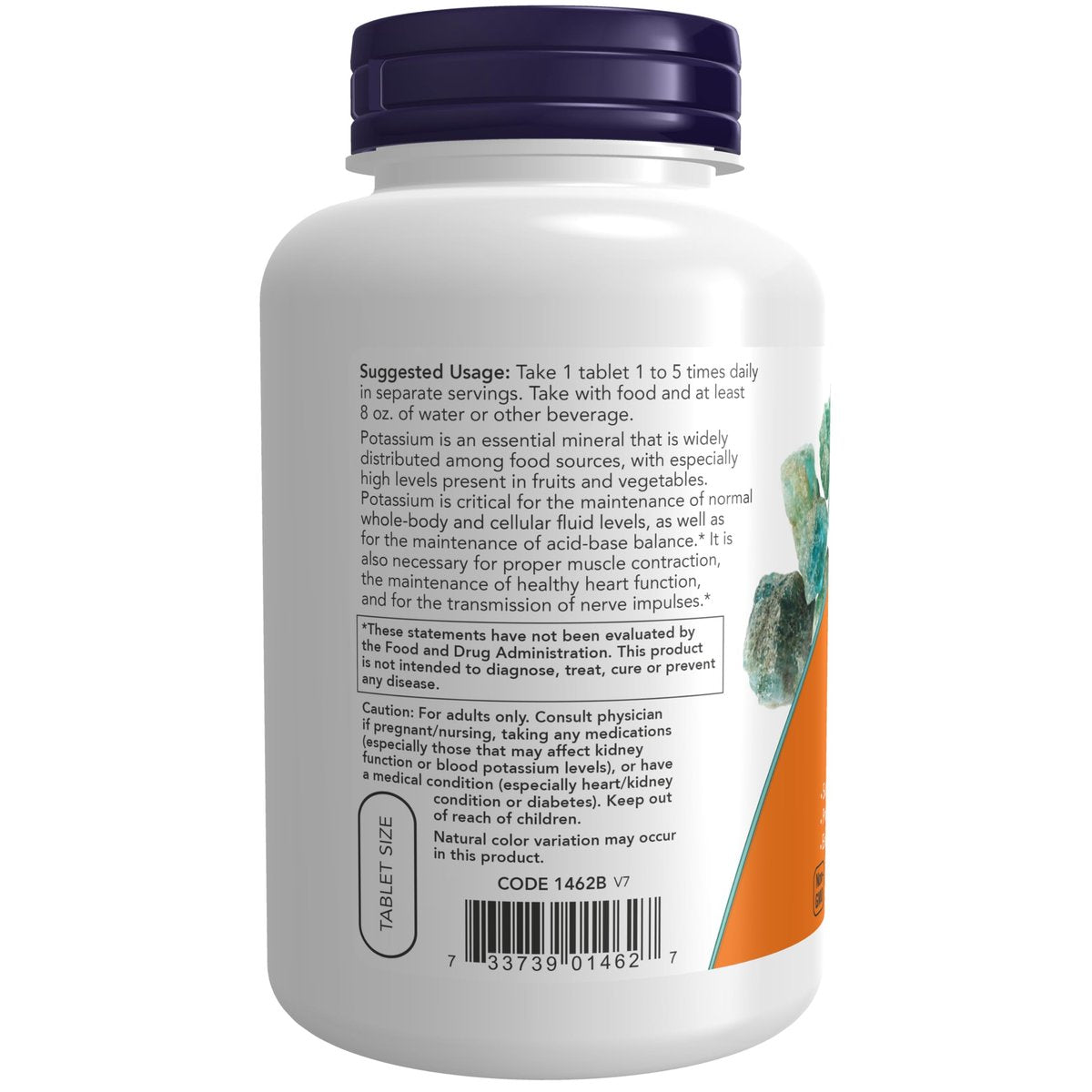 NOW Foods Kaliumgluconat 99 mg – Leicht zu schlucken, essentielles Mineral, 250 Tabletten