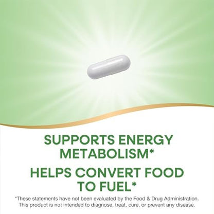 Nature's Way Vitamin B1, hochdosiert, 100 mg Thiamin pro Portion, Thiamin HCl, unterstützt den Energiestoffwechsel*, glutenfrei, 100 Kapseln (Verpackung kann variieren)