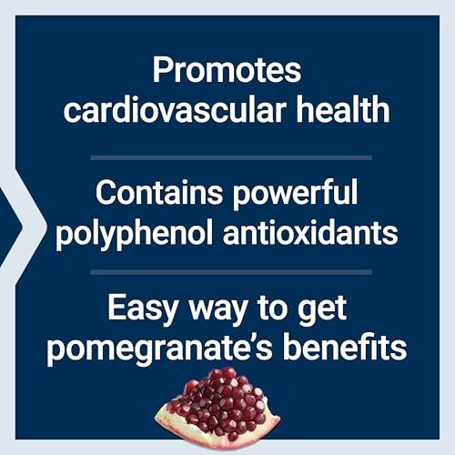 Life Extension Granatapfel-Fruchtextrakt 500 mg – Antioxidantien-Polyphenole für die Herz-Kreislauf-Gesundheit, Superfood, glutenfrei, nicht-GVO, vegetarisch, 30 Kapseln