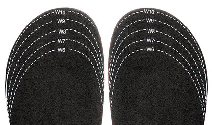 Sloggers Cut-to-fit „Half-Sizer“ Einlegesohle zur Größenanpassung – Stil 330BK, Schwarz