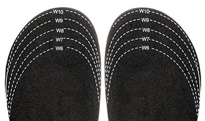 Sloggers Cut-to-fit „Half-Sizer“ Einlegesohle zur Größenanpassung – Stil 330BK, Schwarz