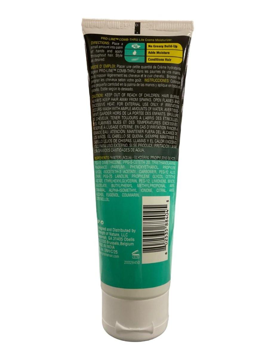 Pro-Line Comb-Thru Lite-Crème Feuchtigkeitsspender, Haar- und Kopfhautconditioner für Männer, 4-Unzen-Tuben (6er-Pack)