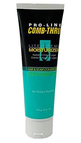 Pro-Line Comb-Thru Lite-Crème Feuchtigkeitsspender, Haar- und Kopfhautconditioner für Männer, 4-Unzen-Tuben (6er-Pack)