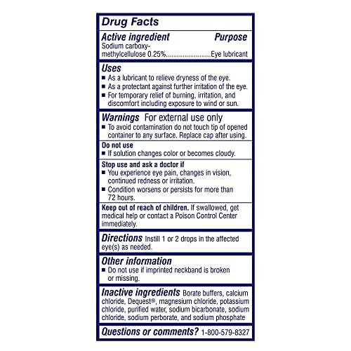 TheraTears Extra Trockene Augen Therapie Augentropfen für trockene Augen, 0,5 Fl Oz Flasche, 2er-Pack (1 Packung)