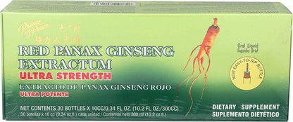 Prince of Peace Rote Panax Ginseng Extrakt Ultra-Stärke, 10,4 ml (30 Stück)