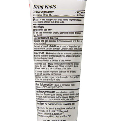 Smith & Nephew Secura 2% Miconazol-Nitrat Creme Antimykotikum 3-1/4 oz Tube