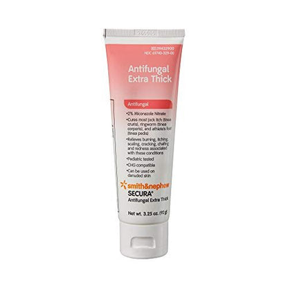 Smith & Nephew Secura 2% Miconazol-Nitrat Creme Antimykotikum 3-1/4 oz Tube