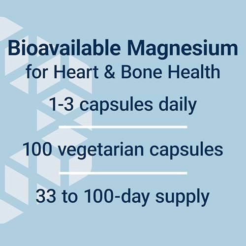 Life Extension Magnesium Citrat 100 mg – 100 vegane Kapseln, Mineralstoffergänzung