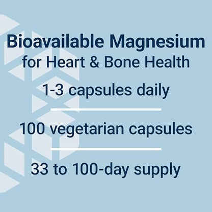 Life Extension Magnesium Citrat 100 mg – 100 vegane Kapseln, Mineralstoffergänzung