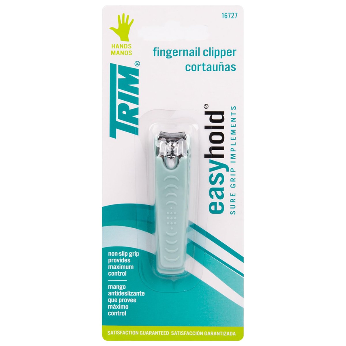 Trim Easy Hold Nagelknipser – Ergonomischer Nagelknipser für Senioren und Haustiere, Grün