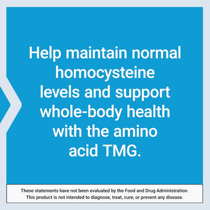Life Extension TMG Pulver – Trimethylglycin – Unterstützt normale Homocysteinspiegel, Herzgesundheit – Glutenfrei, Nicht-GVO, Vegetarisch – Netto 50 g