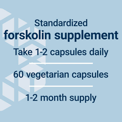 Life Extension Forskolin 10 mg – Coleus forskohlii Extrakt für zelluläre Energie & Stoffwechselunterstützung, 60 Kapseln, vegetarisch, nicht-GVO, glutenfrei