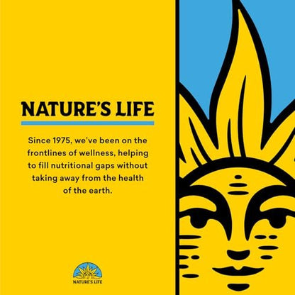 Nature's Life Vitamin D2 2000 IE als Ergocalciferol – Immununterstützung, Kalziumaufnahme & Knochengesundheit – 90 vegane Kapseln
