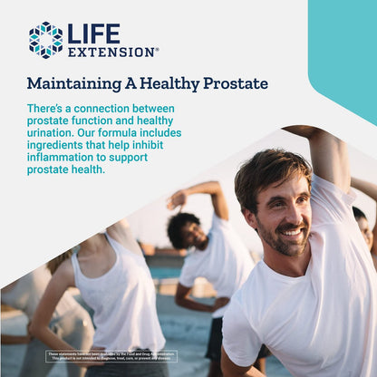 Life Extension PalmettoGuard Sägepalmen- & Beta-Sitosterol-Kapseln – Unterstützt gesunde Prostatagesundheit & Hormonstoffwechsel – Nahrungsergänzung für Männer – Glutenfrei, Nicht-GVO – 30 Softgels